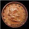Image 2 : 1863 Turban Liberty F-41/337a  Civil War Token 1c Grades Select Unc BN