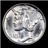 Image 2 : 1943-p Mercury Dime 10c Grades Choice+ Unc