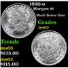 Image 1 : 1890-o Morgan Dollar $1 Grades Select Unc