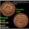Image 1 : (1863) Union Officer W/ Sword & Ironclad Action Scene F-257/311a R4 Civil War Token 1c Grades Choice