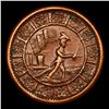 Image 2 : (1863) Union Officer W/ Sword & Ironclad Action Scene F-257/311a R4 Civil War Token 1c Grades Choice