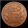 Image 2 : 1864 Two Cent Piece 2c Grades vf++
