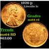 Image 1 : 1926-p Lincoln Cent 1c Grades Choice Unc RD