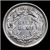 Image 3 : 1872-s Below Bow Seated Liberty Half Dime 1/2 10c Grades Choice AU/BU Slider