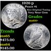 Image 1 : 1926-p Peace Dollar $1 Grades Choice+ Unc