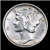 Image 2 : 1925-d Mercury Dime 10c Grades Choice AU