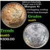 Image 1 : 1884-o/o Colorfully Toned vam 8 I3 R5 Morgan Dollar $1 Grades GEM Unc
