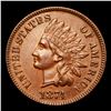 Image 2 : 1874 Indian Cent 1c Grades Choice AU/BU Slider