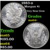 Image 1 : 1883-o Morgan Dollar $1 Grades Choice+ Unc