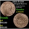 Image 1 : 1803 S-258 Draped Bust Large Cent 1c Grades g details