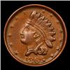 Image 2 : 1863 Indian F-356/87 Civil War Token 1c Grades vf++