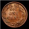 Image 3 : 1863 Indian F-356/87 Civil War Token 1c Grades vf++