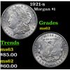 Image 1 : 1921-s Morgan Dollar $1 Grades Select Unc