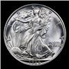 Image 2 : 1936-p Walking Liberty Half Dollar 50c Grades Choice+ Unc