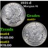 Image 1 : 1921-d Morgan Dollar $1 Grades Select+ Unc