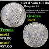 Image 1 : 1921-d Vam 1L1 R5 Morgan Dollar $1 Grades Select Unc