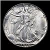 Image 2 : 1946-d Walking Liberty Half Dollar 50c Grades Choice Unc
