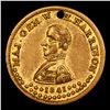 Image 2 : 1841 General W. Harrison HT-812 Gilt Covered R5 Presidential Token Grades AU Details