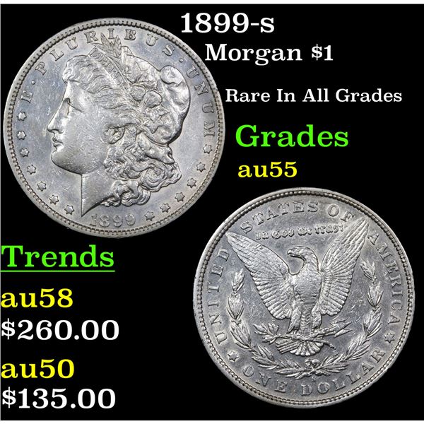 1899-s Morgan Dollar $1 Grades Choice AU