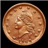 Image 2 : 1863 Liberty Cap F-6B/308a R4 Civil War Token 1c Grades AU Details