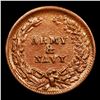 Image 3 : 1863 Liberty Cap F-6B/308a R4 Civil War Token 1c Grades AU Details