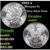 Image 1 : 1881-s Morgan Dollar $1 Grades Choice+ Unc