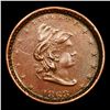 Image 2 : 1863 Turban Liberty F-45/350a Civil War Token 1c Grades Select AU