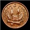 Image 3 : 1863 Turban Liberty F-45/350a Civil War Token 1c Grades Select AU
