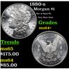 Image 1 : 1880-s Morgan Dollar $1 Grades Choice+ Unc