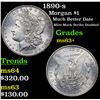 Image 1 : 1890-s Morgan Dollar $1 Grades Select+ Unc