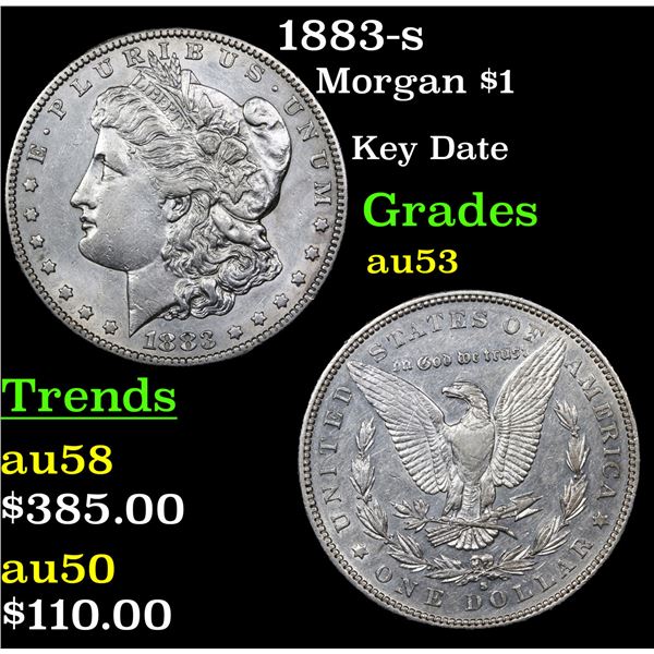 1883-s Morgan Dollar $1 Grades Select AU
