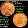 Image 1 : 1916-p Lincoln Cent 1c Grades Choice+ Unc RD