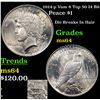 Image 1 : 1924-p Vam 8 Top 50 I4 R6 Peace Dollar $1 Grades Choice Unc