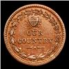 Image 3 : (1863) Our Country F-231/352a Civil War Token 1c Grades xf