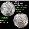 Image 1 : 1889-o Morgan Dollar $1 Grades Select Unc