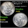 Image 1 : 1886-p Vam 6A I2 R5 Morgan Dollar $1 Grades GEM+ Unc