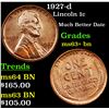 Image 1 : 1927-d Lincoln Cent 1c Grades Select+ Unc BN