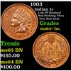 Image 1 : 1903 Indian Cent 1c Grades Choice+ Unc BN