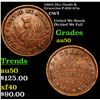 Image 1 : (1863) Dry Goods & Groceries F-450/471a Civil War Token 1c Grades AU, Almost Unc
