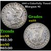 Image 1 : 1897-s Colorfully Toned Morgan Dollar $1 Grades Choice AU