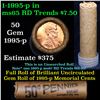 Image 1 : Uncirculated 1c orig shotgun roll, 1995-p  In Old Brandt wrapper