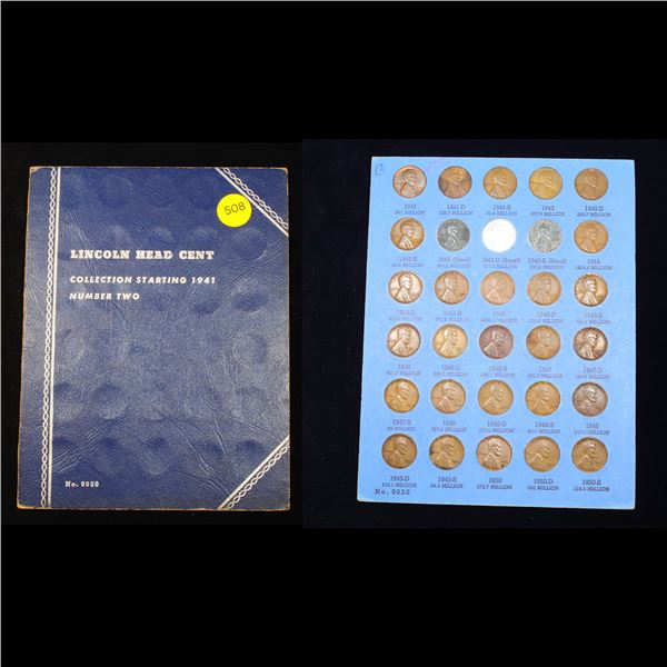 Complete Lincoln cent page 1941-1950 30 coins