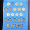 Image 3 : Partial Jefferson Nickel Book 1938-1961 50 coins