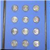 Image 4 : ***Auction Highlight*** Complete Washington Quarter Book 1946-1960 37 coins (fc)