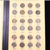 Image 4 : Partial Jefferson Nickel  Book 1938-1976 66 coins