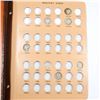 Image 3 : Partial Mercury Dime Book 1917-1945 25 coins