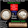 Image 1 : Buffalo Nickel Shotgun Roll in Old Bank Style 'Automat Horn & Hardart' Wrapper 1920 & d Mint Ends