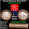 Image 1 : Buffalo Nickel Shotgun Roll in Old Bank Style 'Automat Horn & Hardart' Wrapper 1917 & d Mint Ends