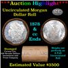 Image 1 : ***Auction Highlight*** 1878 & CC Uncirculated Morgan Dollar Shotgun Roll (fc)