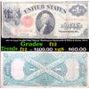 Image 1 : 1917 $1 Legal Tender Note, George Washington Signatures of Elliot & Burke, FR-37 Grades f, fine